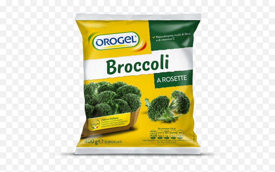 Broccoli Florets - Orogel Frozen Food Passato Di Verdure Orogel Png,Broccoli Png