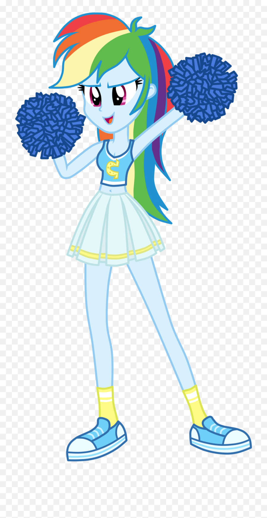 Cheerleader Clipart Little Girl - Rainbow Dash Png Eg,Rainbow Dash Png