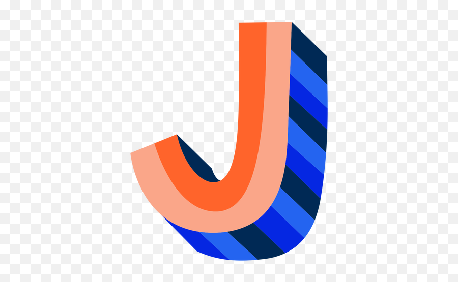 Colorful 3d Letter J - Colorido 3d Letra J Png,J Png