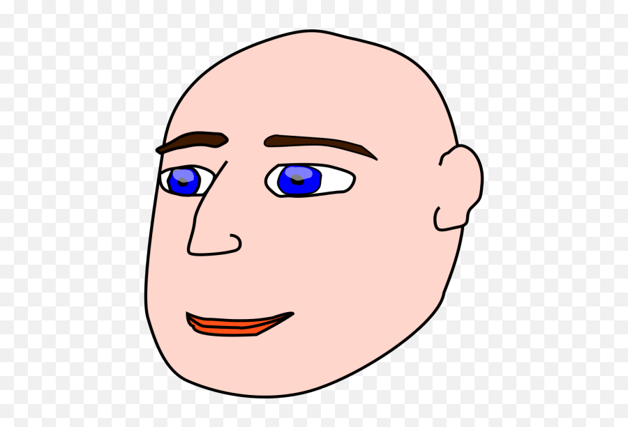 Head Man Bald Png Svg Clip Art For Web - Bald Clip Art,Bald Png