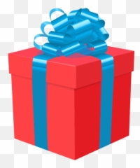 Red Gift Box Blue Bow Icon 1 - Transparent Png U0026 Svg Vector File Yellow Color Gift Box,Blue Bow Png