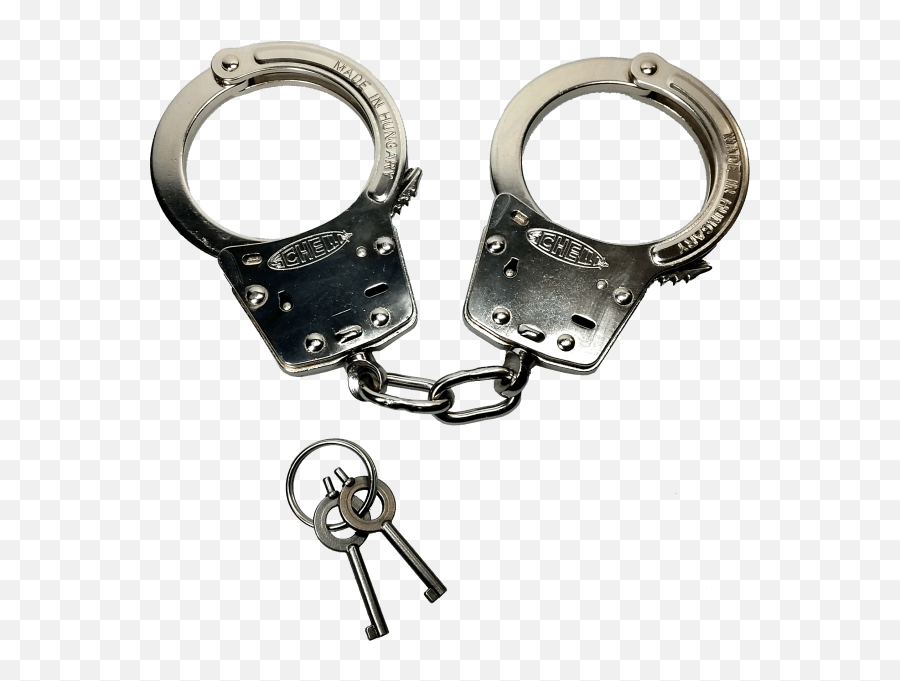 Handcuffs With Chain - Solid Png,Handcuffs Transparent