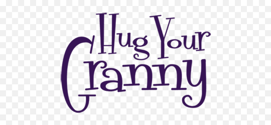 Cropped - Hugyourgrannypurplelogominipng U2013 Hug Your Granny Vertical,Granny Png