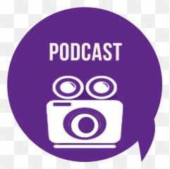 The Chat - Podcast from JokerFace Entertainment Purple Aesthetic Poscast Icon png
