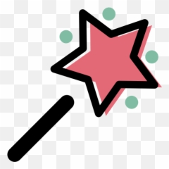 Magic Wand Free Icon - Pink Png 512x512 Zauberstab