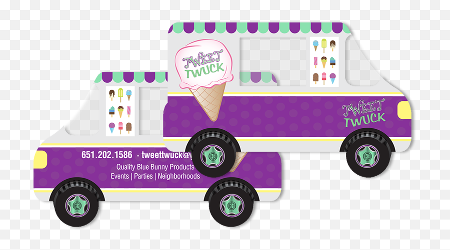Download Ice Cream Truck Business Card - Balloon Png Image Ice Cream Food Truck Names,Ice Cream Truck Png
