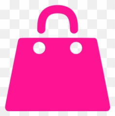 Briefcase Clipart Pink Transparent Free For - Pink Shopping Bag Icon Png