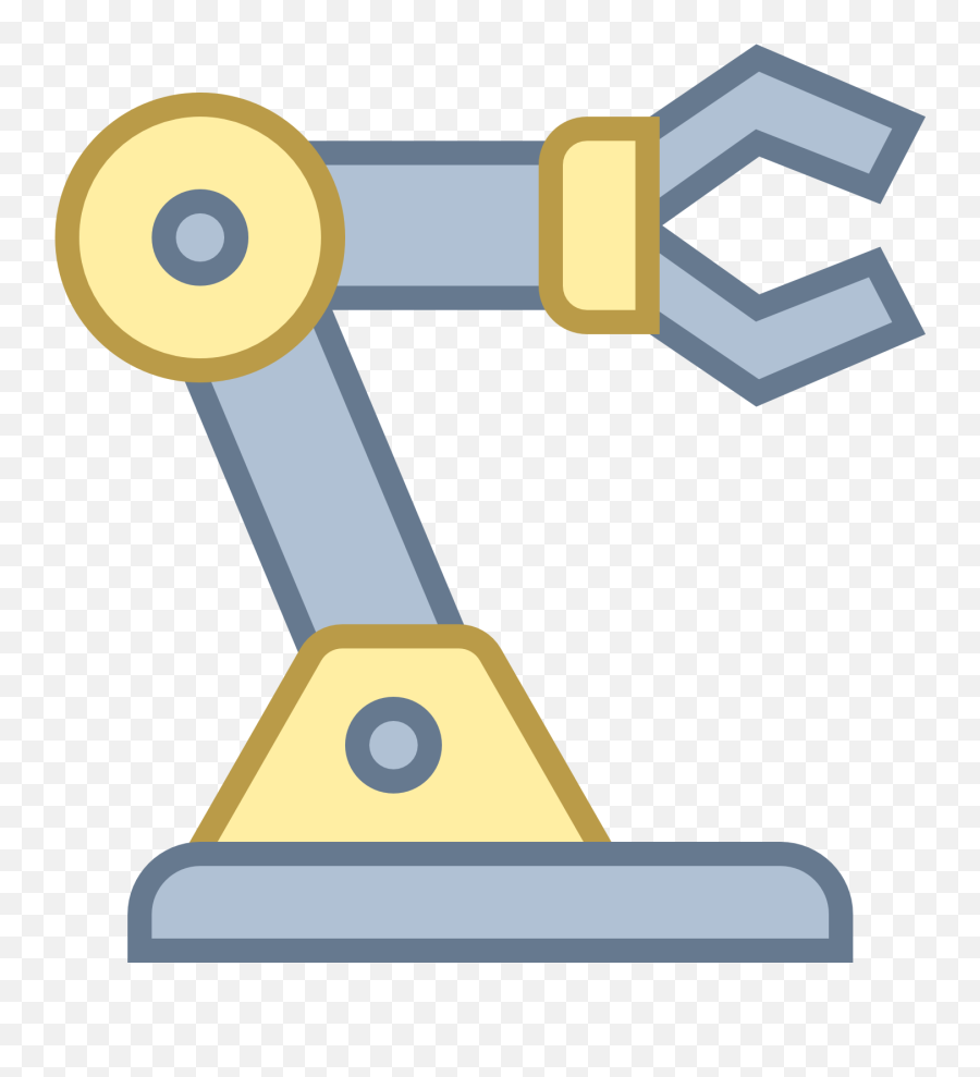 Vector Robotics Factory - Robotic Arm Icon Png Clipart Robot Arm Clipart Png,Robotic Arm Png