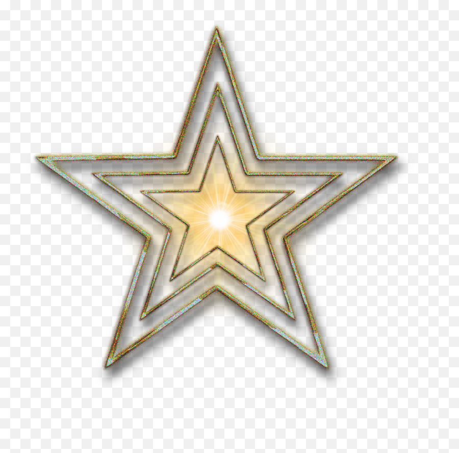 Download Silver Star Transparent Background Png Image With - Gold Star Logo Png,Star Transparent Background