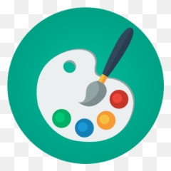 Paint Palette Free Vector Icons - Png