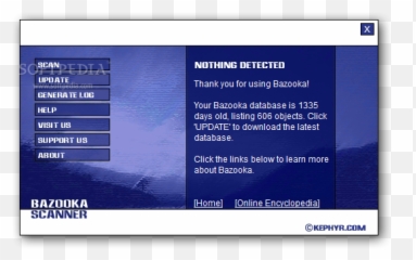 Bazooka Adware And Spyware Scanner 1 - Language png