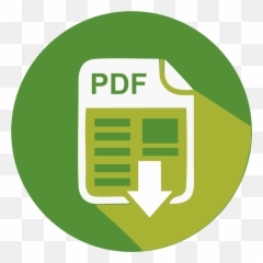 Pdf Icon Download Free Hd Png - Green