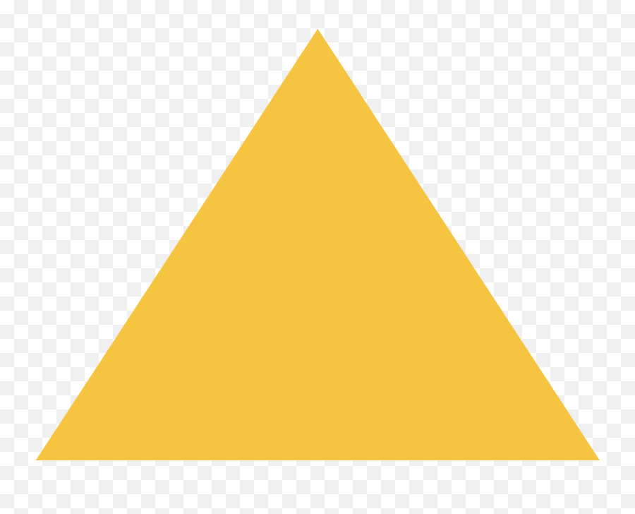 Download Yellow Shape - Pyramid Png,Triangle Png