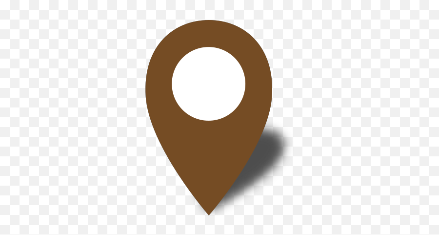 Simple Location Map Pin Icon2 Brown Free Vector Data Svg - Location Icon Png Brown,Orange Location Icon