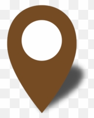 Simple Location Map Pin Icon2 Brown Free Vector Data Svg - Location Icon Png Brown