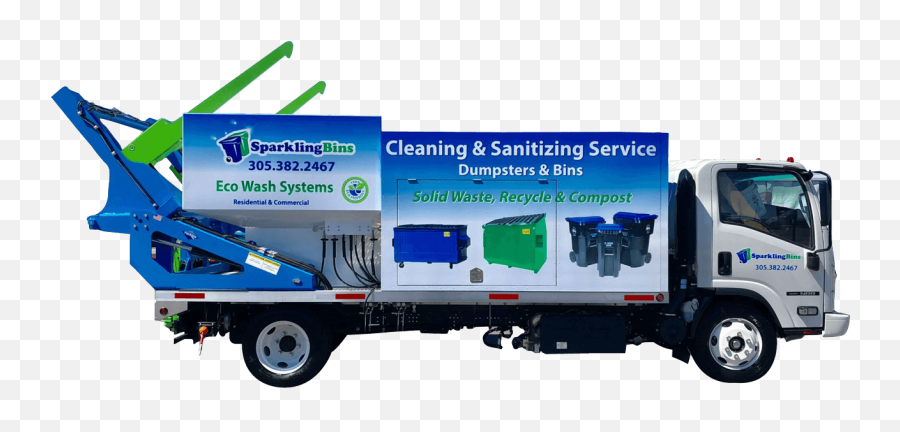 Sb5 Commercial U0026 Residential System - Dumpster Cleaning Sparkling Bins Sb5 Png,Isuzu Box Truck Fash Icon