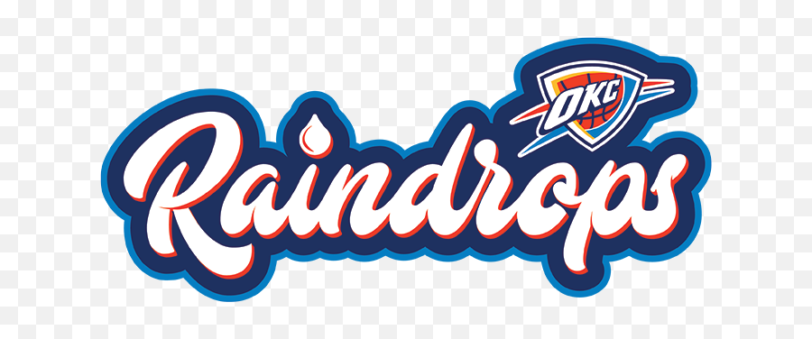 Raindrops Oklahoma City Thunder - Illustration Png,Raindrops Png