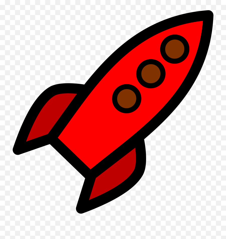 Clipart - Red Rocket Clipart Png,Rocket Clipart Png