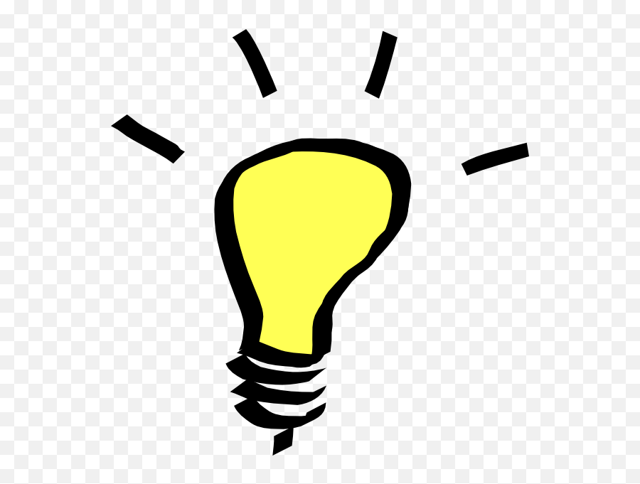 Lightbulb Icon Clip Art - Vector Clip Art Inspiring Clip Art Png,Bulb Icon Png