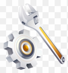 Free 3d Gear Tools Settings Repair Png Citypng - And Wrench