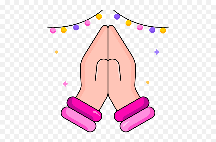 Pray Namaskar Hand Gesture Welcome Religion Free Icon - Religion Png,Spirituality Icon