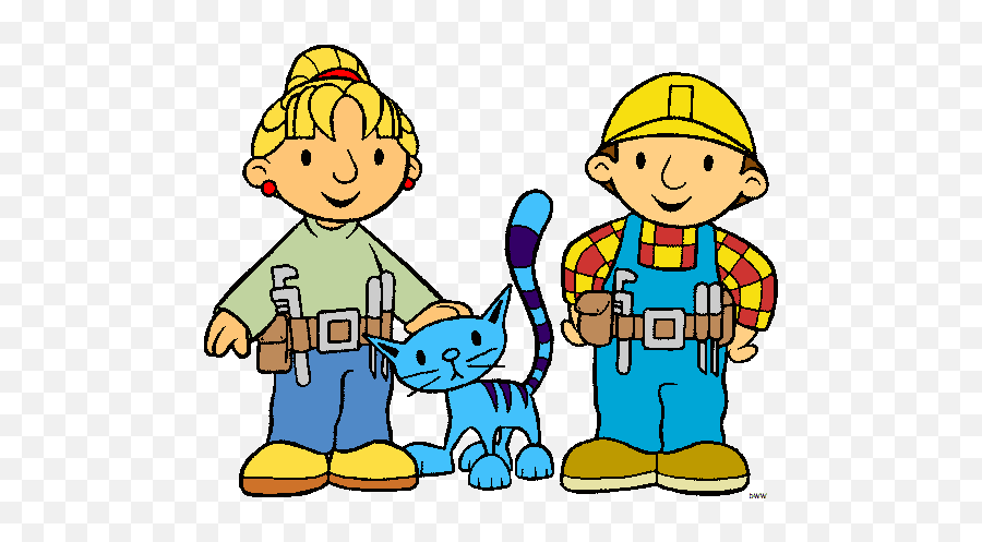 Free Builder Bob Cliparts Download - Bob And Wendy Bob The Builder Png,Bob The Builder Png