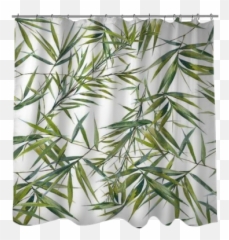Download Watercolor Illustration Of Bamboo Leaves Seamless - Green png