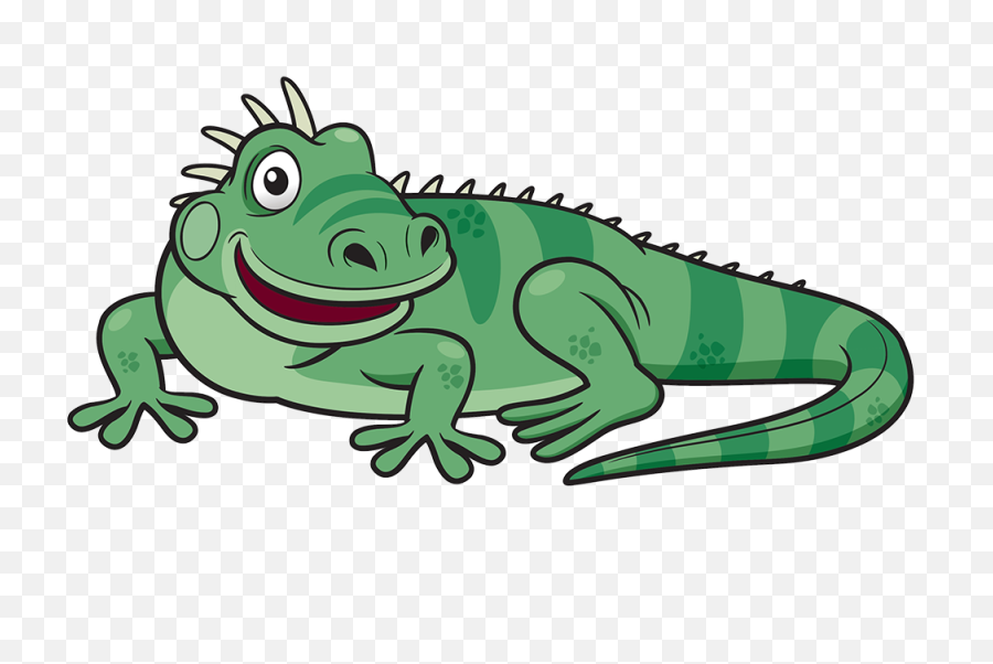 Iguana Animada Png 1 Image - Iguana Png Cartoon,Iguana Png