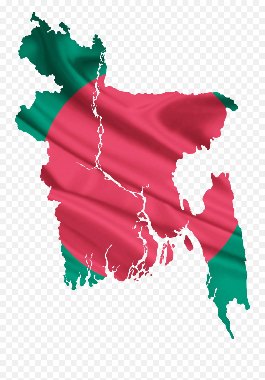 Bangladesh Flag Map Png Image - Bangladesh Map Icon Png,Flag Transparent