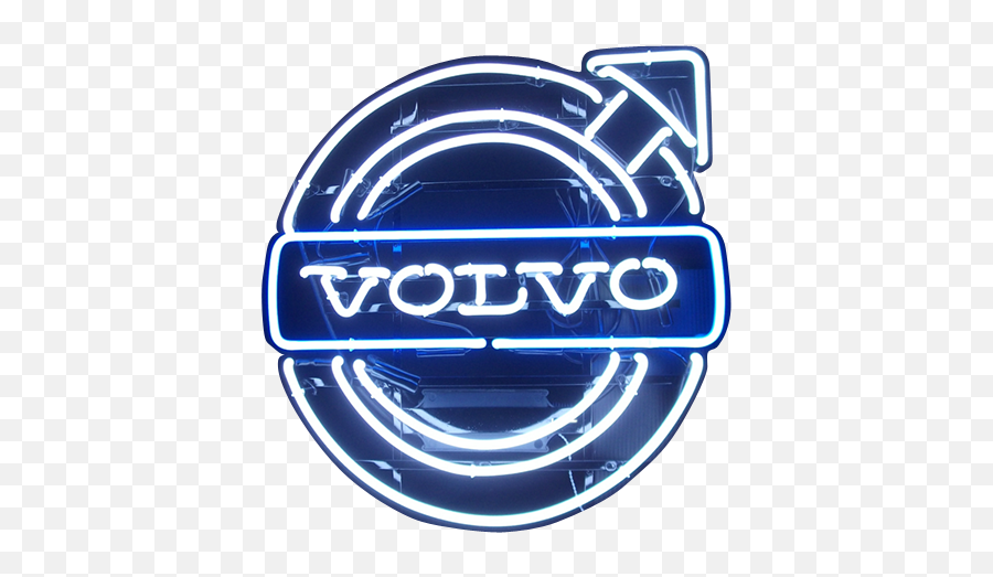 Volvo Truck Logo Png Neon Signs - Volvo Neon Sign,Volvo Logo Png