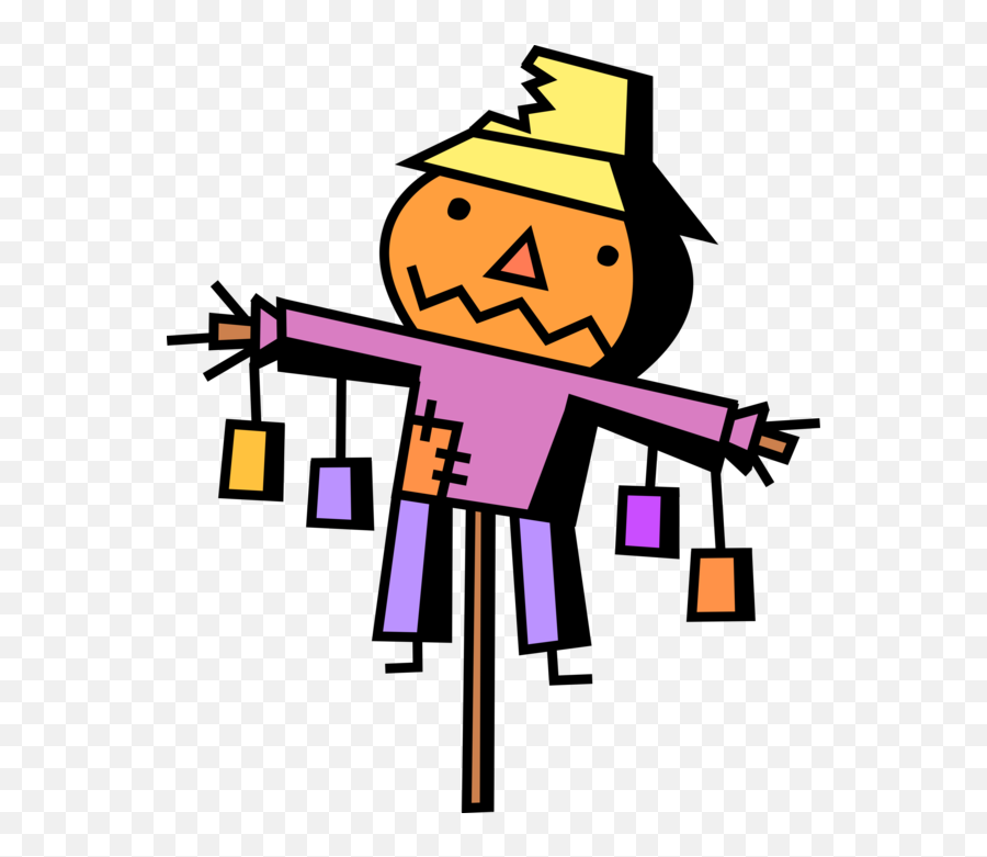 Download Hd Crops Clipart Scarecrow Transparent Png Image - Clip Art,Scarecrow Png