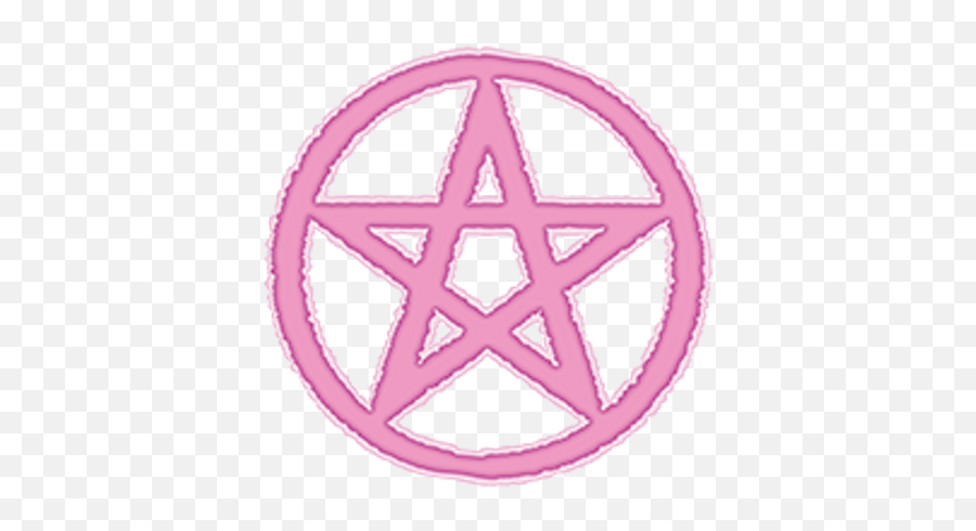 Instagram Pentagram Kawaii Witch Pink Billieeilish - Voodoo Protection Spell Png,Pentagram Transparent