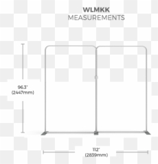 Waveline Media Display - WLMKK Kit 02 Tension Fabric Diagram png