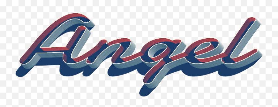 Angel 3d Letter Png Name A