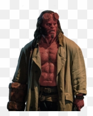 Mcu Captain America Vs Hellboy 2019 - Hellboy 2019 Png,Hellboy Png