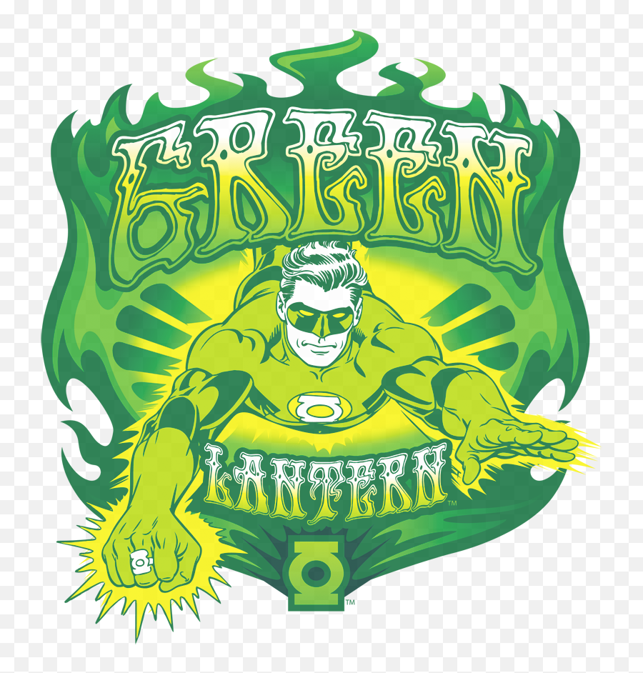 Dc Comics Green Flames Youth T - Sonsofgotham Com Dc Comics Green Flames Men S Png,Green Flames Png