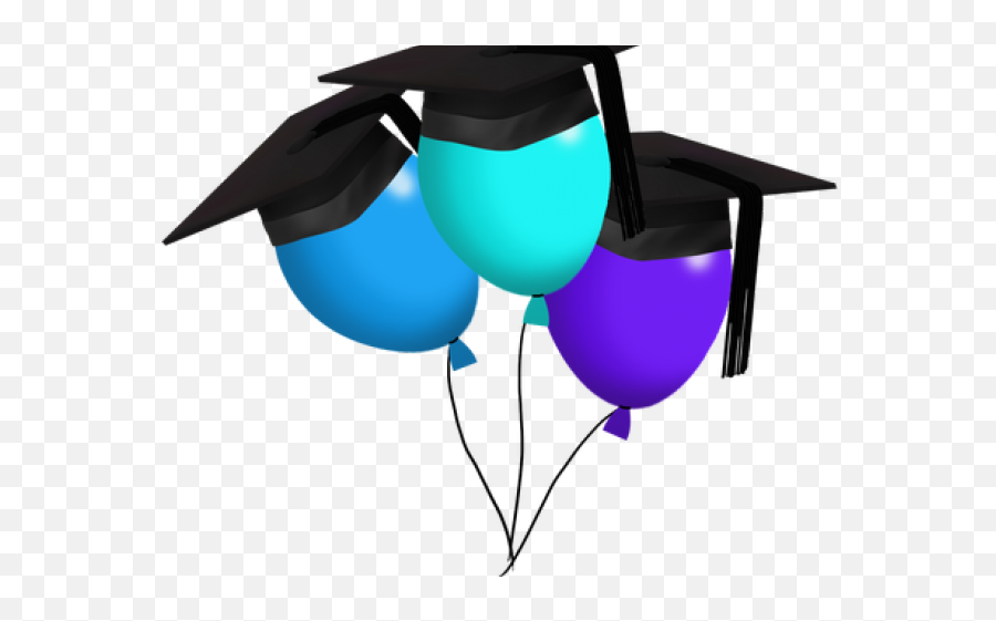 Transparent Background Graduation Cap - Balloons With Graduation Caps Png,Graduation Cap Transparent Background