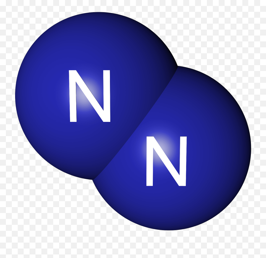 Nitrogen Molecule - Nitrogen Molecule Png,Molecule Png