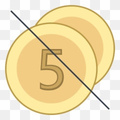 Download Hd No Cash Icon - Transparent PNG Image Circle