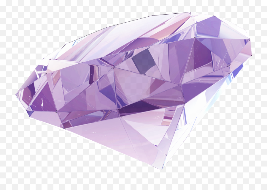 Pink Diamond Transparent - Diamond Transparent Purple Png,Diamond Transparent Background