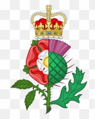 Fileunion Of The Crowns Royal Badge Imperial Crownsvg - Scottish Thistle Clipart Png,Crown Royal Png