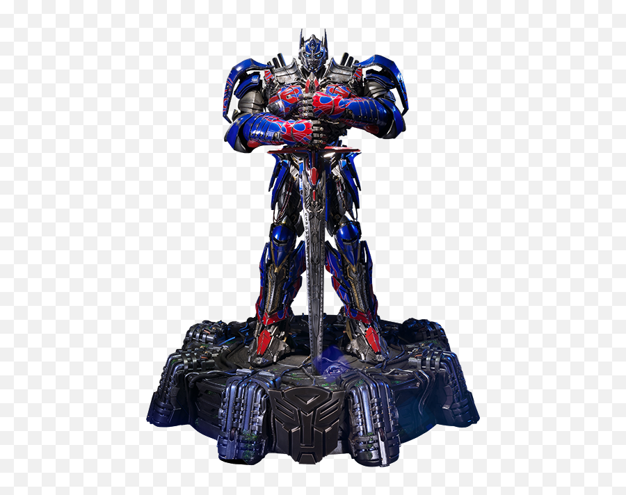 Transformers Optimus Prime Knight Edition Polystone Statue B - Prime1 Studio Optimus Knight Edition Png,Optimus Prime Png