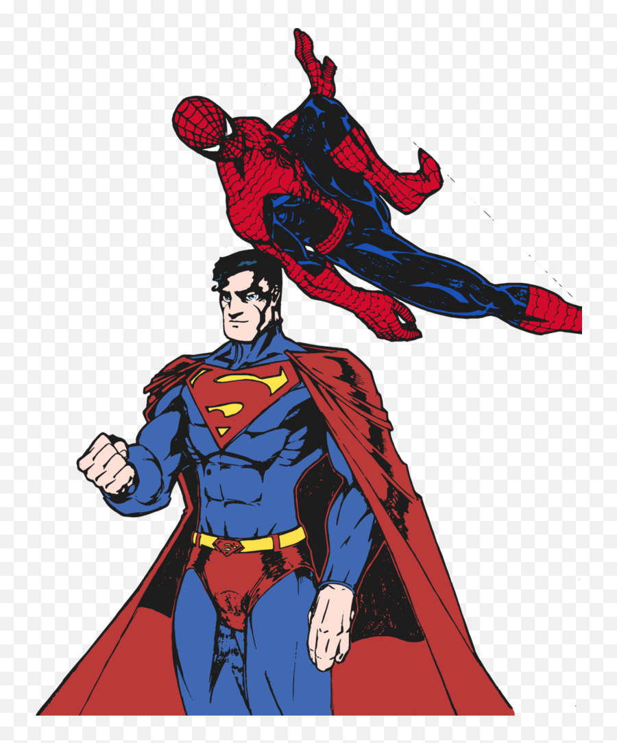 Spiderman And Superman Png - Superman And Spider Man,Superman Png