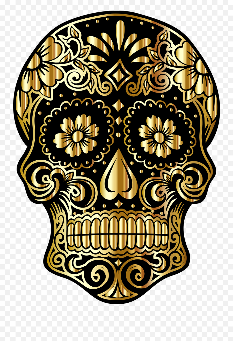 Sugar Skull Mexico Day Of The Dead - Mexican Day Of The Dead Skull Png,Sugar Skull Png