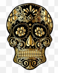 Sugar Skull Mexico Day Of The Dead - Mexican Day Of The Dead Skull Png,Sugar Skull Png