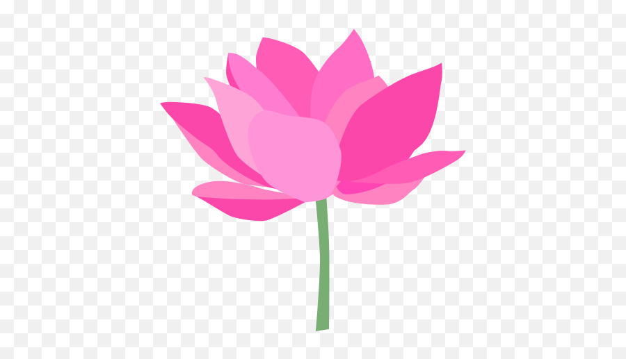 Lotus Flower Icon - Vector Graphics Png,Flower Icon Png