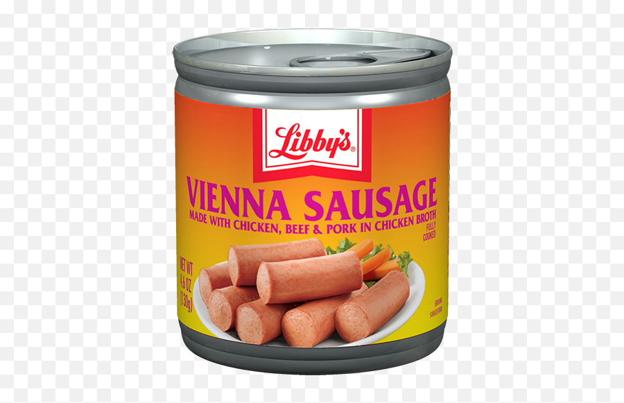 Delicious Canned Meats Libbyu0027s - Vienna Sausage Yellow Can Png,Sausage Transparent Background