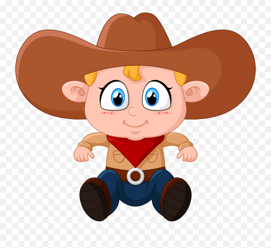 Download Cowgirl Clipart Kid - Cowboy Full Size Png Image Clip Art,Cowgirl Png