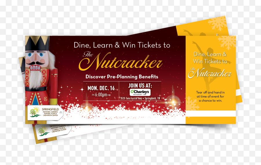 Rsvp Today Free Dinner And A Chance To Win Tickets The - Sweet Mandy Png,Nutcracker Png