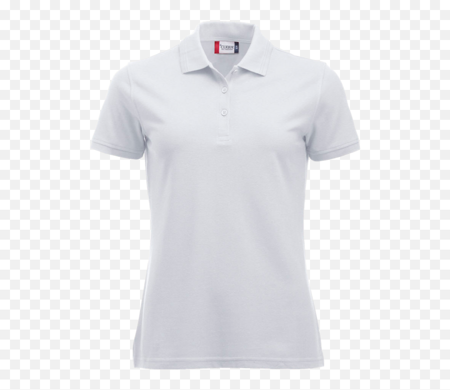 Manhatten Polo Tee Women - Womens White Polo Shirt Png,Grey T Shirt Png